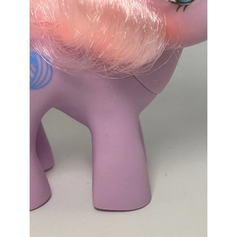 Vintage My Little Pony G1 Baby Fleecy Lavender Pink Yarn Balls‎ Hasbro 1984